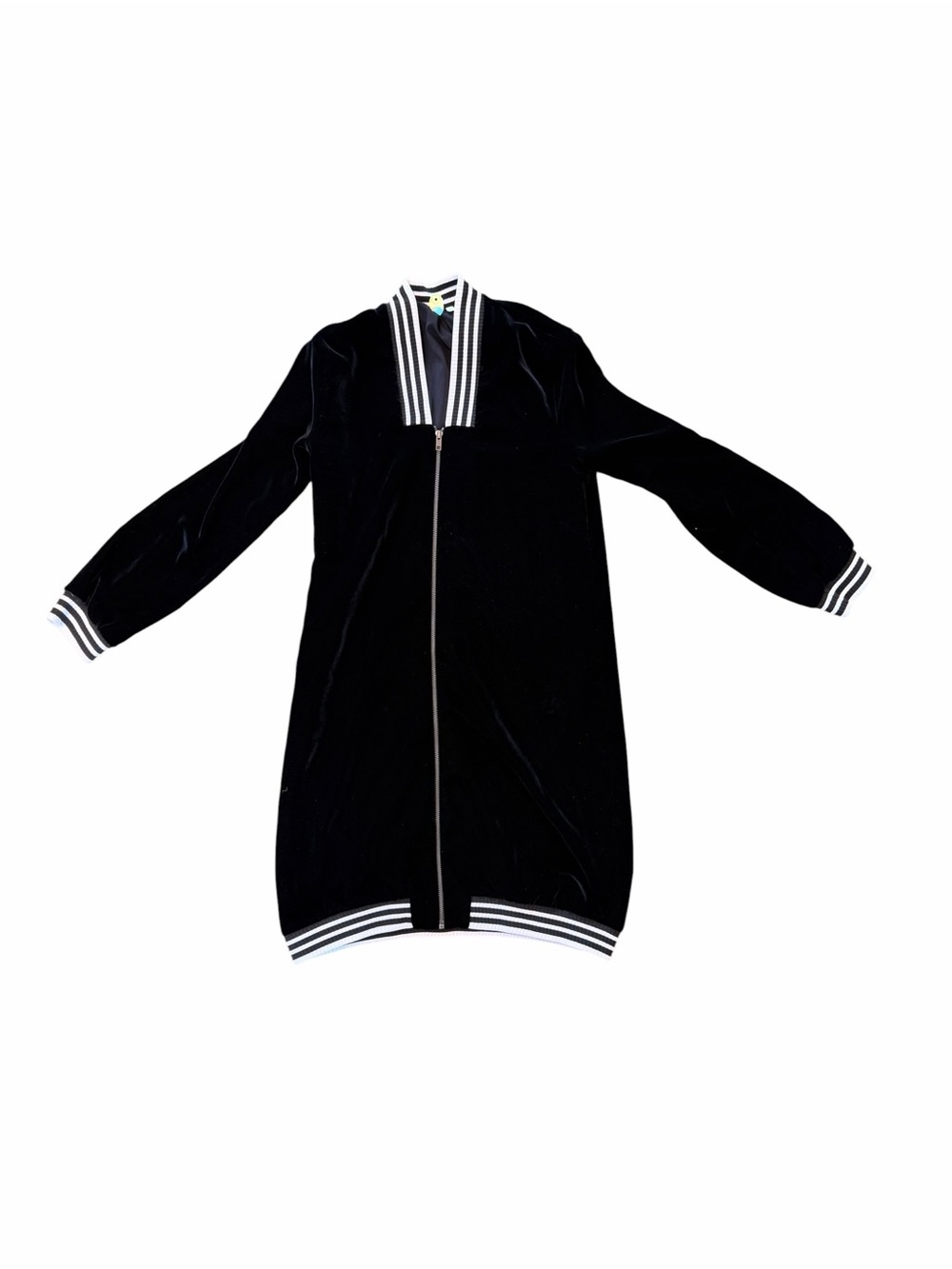 Farm Rio Zip Up Long Sleeve Top